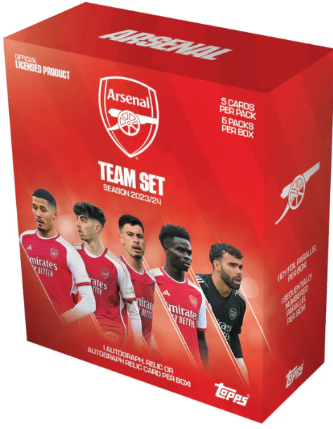 Topps - 2023-2024 - Team Set Soccer Box - Arsenal FC