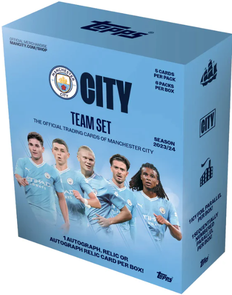 Topps - 2023-2024 - Team Set Soccer Box - Manchester City