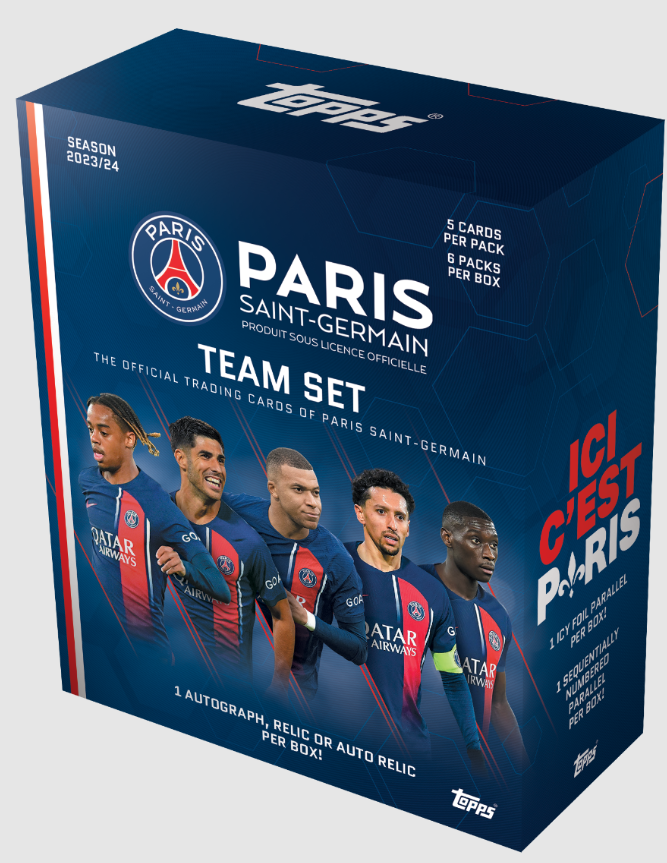 2645 topps team set paris saint germain