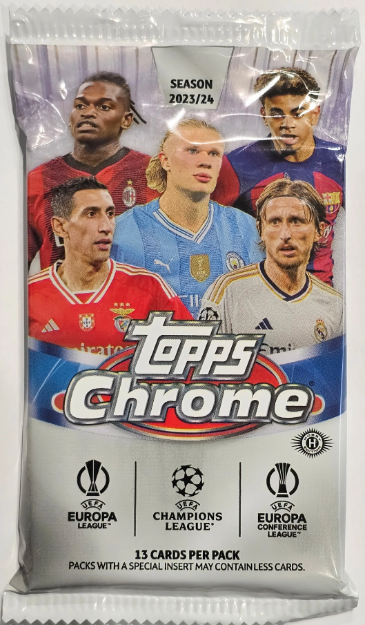 Topps Chrome - 2023-2024 - UEFA Club Competitions Soccer Jumbo - Hobby Booster