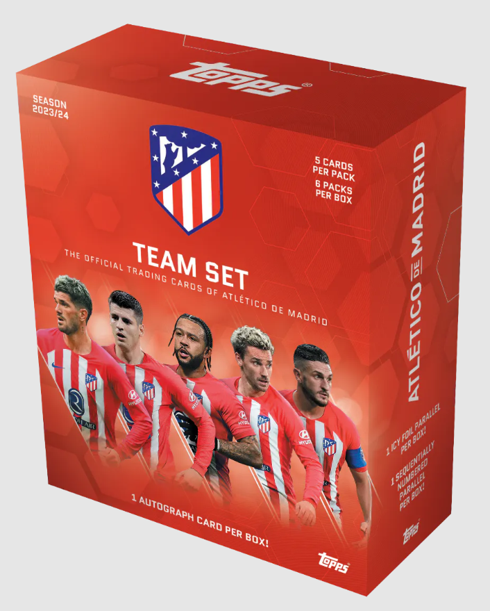 Topps - 2023-2024 - Team Set Soccer Box - Atlético de Madrid