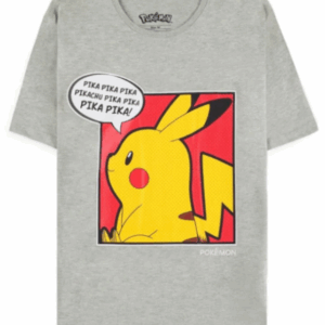 Pokémon Difuzed - Pika Pika (Szürke) - Men's Short Sleeved T-shirt Méret: M