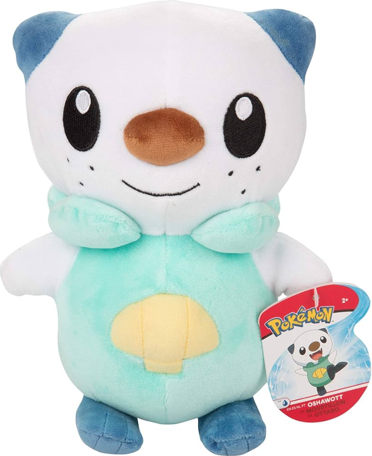 Jazwares - Pokémon - Oshawott Plüss - 20cm
