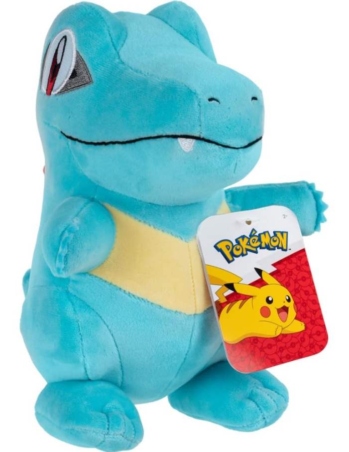 Jazwares - Pokémon - Totodile Plüss - 20cm