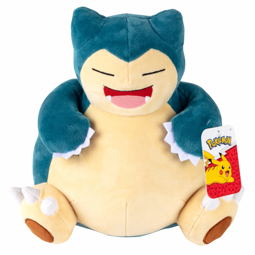Jazwares - Pokémon - Snorlax Plüss - 30cm