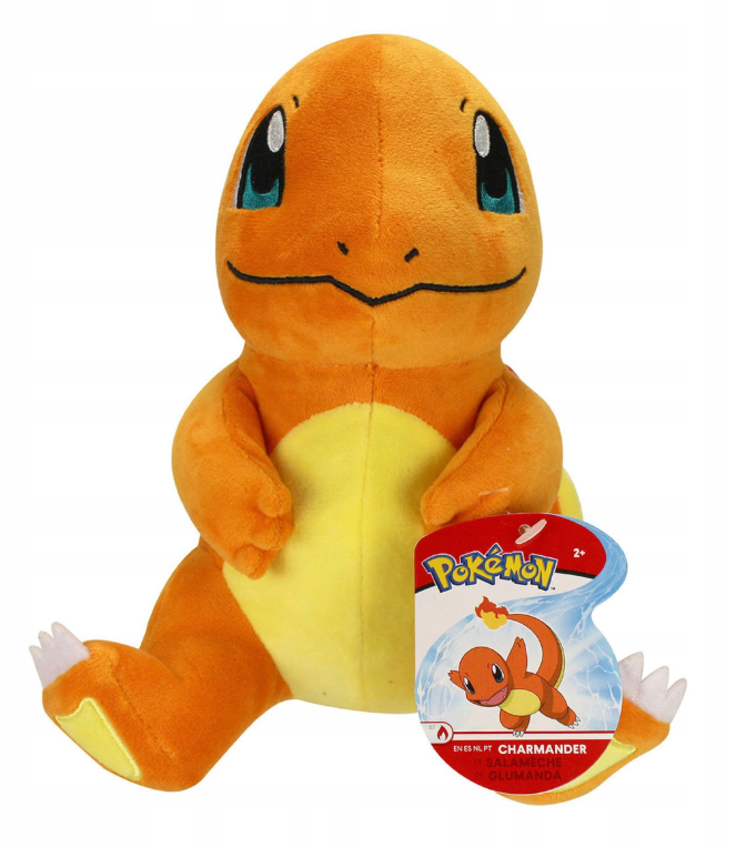 Jazwares - Pokémon - Charmander Plüss (Ülő) - 22cm