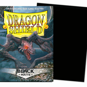 Dragon Shield - Black - Matte Sleeves - 100 db