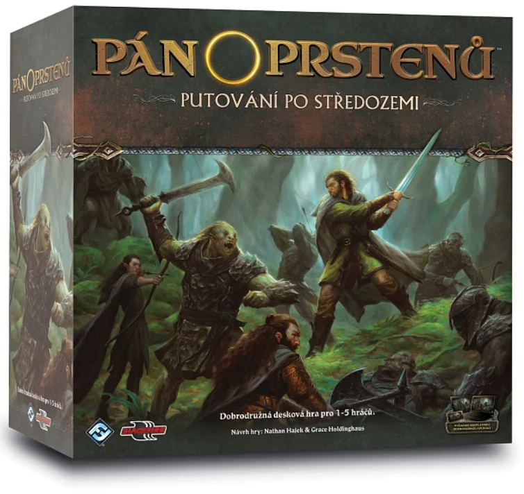 Fantasy Flight Games Pán Prstenů: Putování po Středozemi - (cseh)