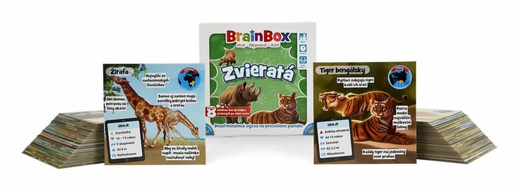 Bezzer Wizzer Studio BrainBox - zvieratá szlovák