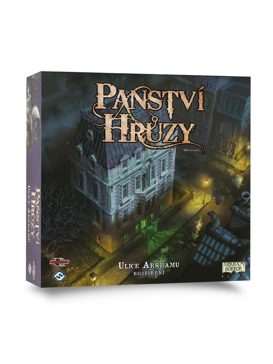 Fantasy Flight Games Panství hrůzy: Ulice Arkhamu - rozšíření (cseh)