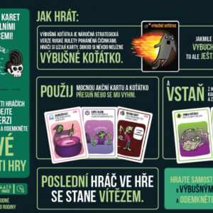Exploding Kittens Výbušná koťátka: Zombie koťátka cseh