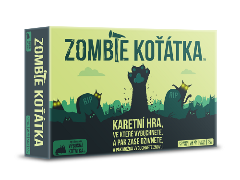 Exploding Kittens Výbušná koťátka: Zombie koťátka cseh