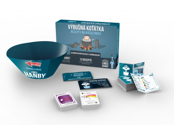 Exploding Kittens Výbušná koťátka: Recepty na katastrofu cseh