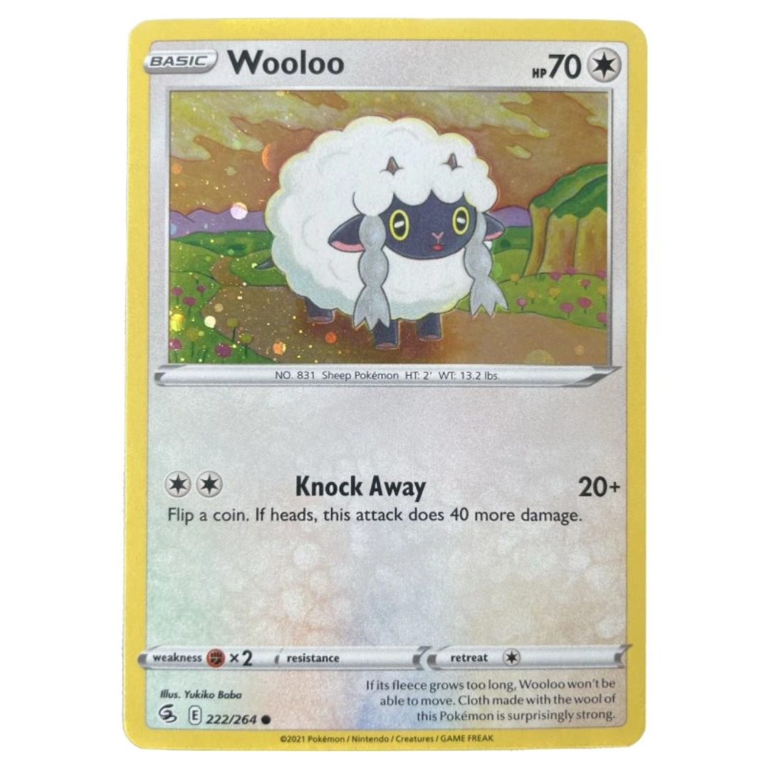 Pokémon Wooloo (FST 222) - Holo