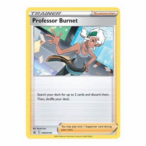 Pokémon Professor Burnet (SWSH 167)