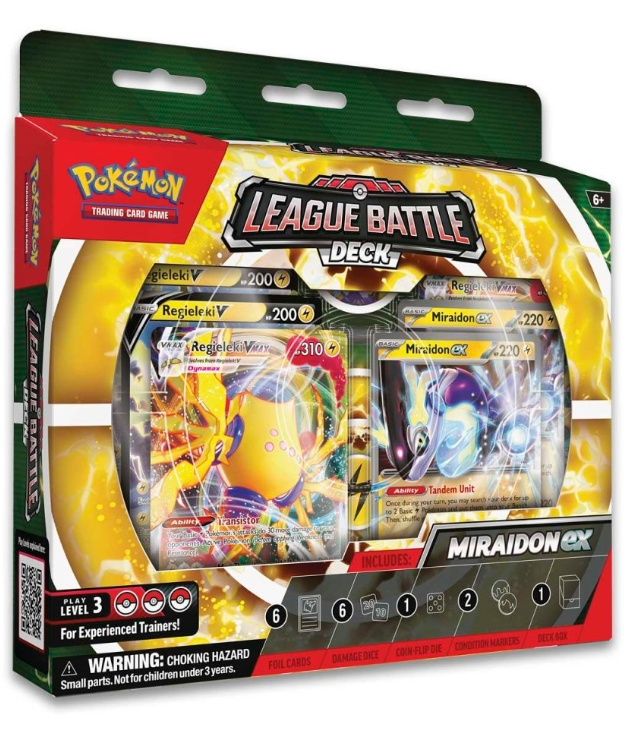Pokémon TCG - Miraidon ex & Regieleki VMAX - League Battle Deck