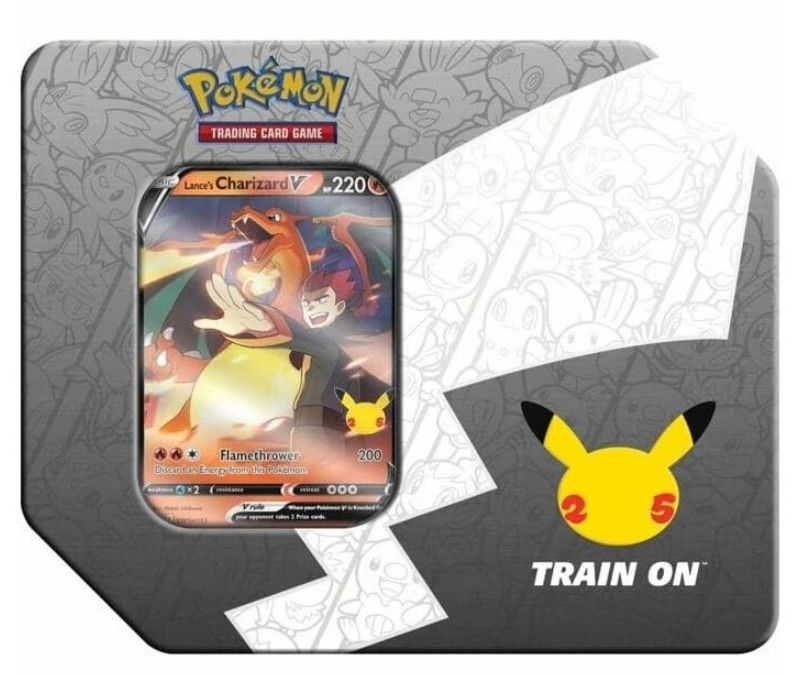 Pokémon TCG - Sword & Shield - Celebrations - Big Tin - Lance's Charizard V